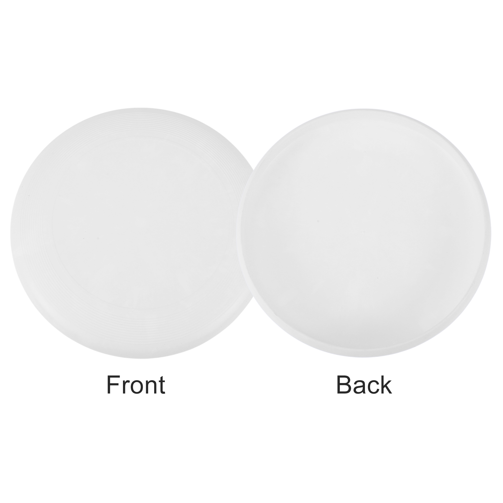 Unique Bargains Solid Color Flying Disc for Outdoor and Indoor Fun 1 Pc ["Beige"]