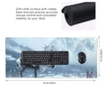 thumbnail image 2 of Hirioo Winter Reindeer In Snowy Mountains for Mouse Pad ,Anti-Slip Base, Durable Stitched Edges, Perfect for Gaming, Office, and Home Use,16x35.5in, 2 of 9