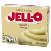 Jell-O Vanilla Artificially Flavored Instant Pudding & Pie Filling Mix, Family Size, 5.1 oz. Box