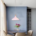 thumbnail image 7 of Minimalism Rustic Pendant Light for Kitchen Island, Large Simple Vintage Metal Pendant Lighting for Dining Room, Colorful Modern Farmhouse Pendant Lamp, Retro Industrial Pendant Light Fixture, 7 of 7