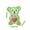 Green, variant on Mini Bear Figurine with Holding Heart Valentine's Day Cute Transparent Resin Animal Statue for Livingroom Bookshelf Office Desk Decor