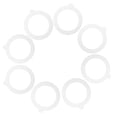 thumbnail image 4 of 8 Pcs Seal Rings For Mason Jars Lids Sealing Rings Jar Seals Replacement Silicone Rings, 4 of 8