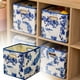 thumbnail image 2 of Plegable Regalos Cubo de Almacenamiento Cajas de Juguetes para la Decoración Plegable de Tela Toy Cofres de Almacenamiento Regalos Organización Contenedores Azul, 2 of 5