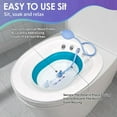 thumbnail image 4 of Sitz Bath, Sitz Bath for Hemorrhoids, Sitz Bath for Toilet Seat, Postpartum Care, Steam Seat for Women, Flusher Hose, 4 of 7