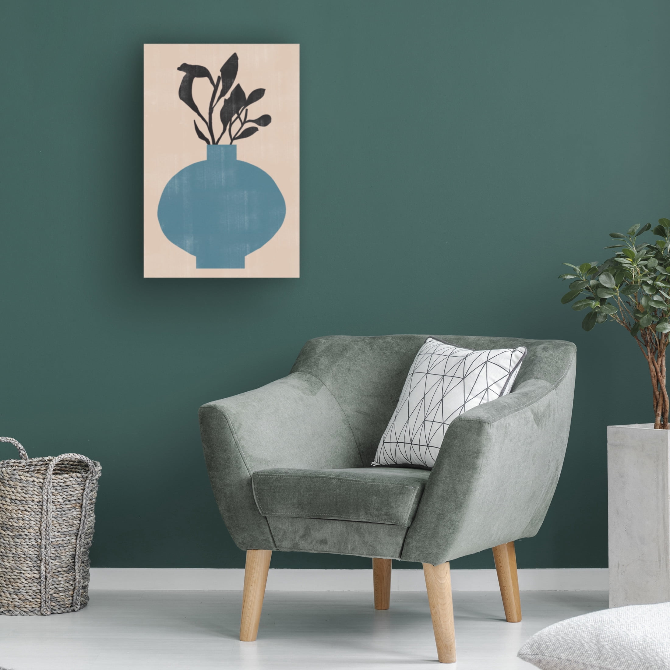 Trademark Fine Art THE MIUUS STUDIO Vase No8 Canvas Wall Art