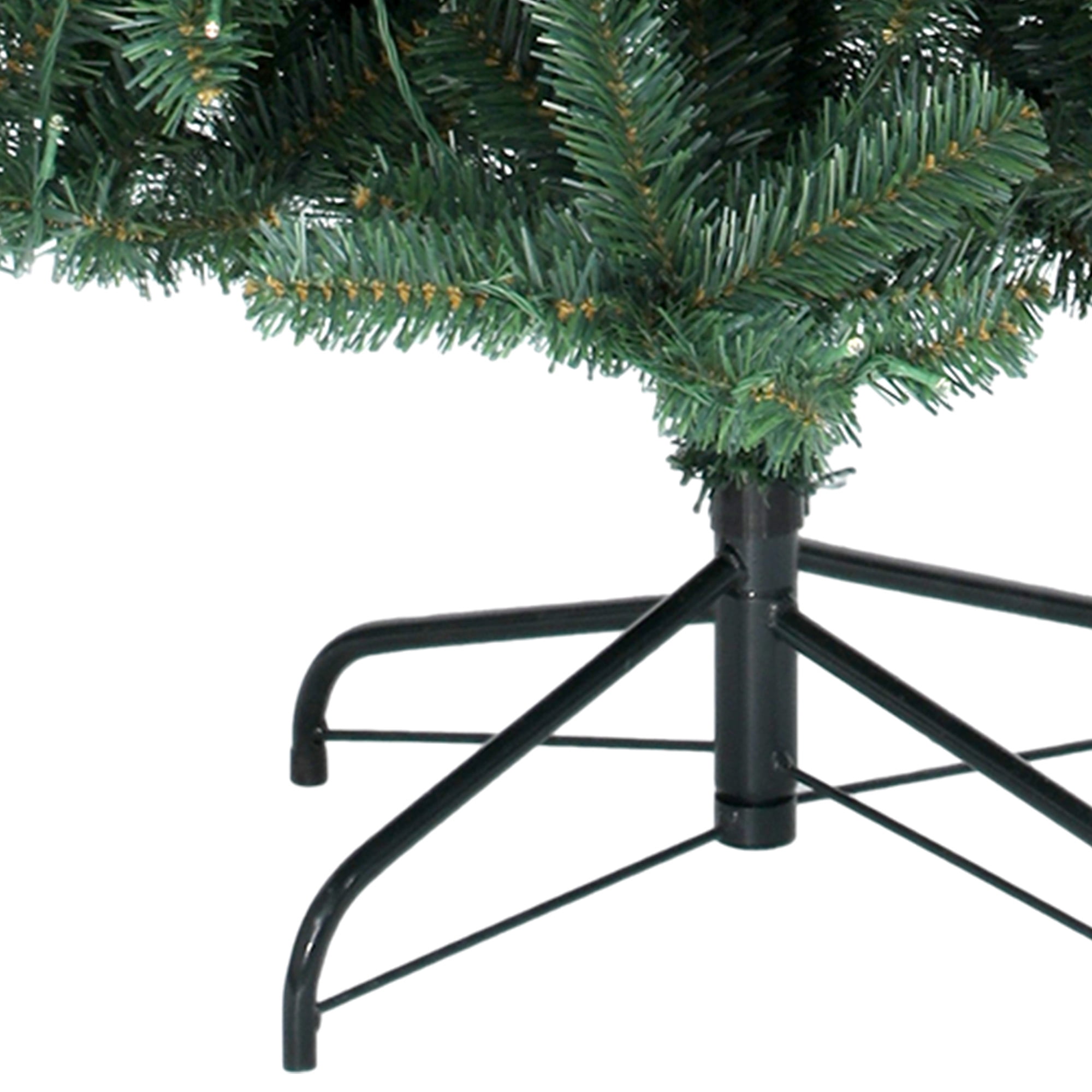 Uforic 6ft Pre-Lit  Artificial Christmas Tree with 1000 Branch Tips&250 Warm Lights, Remote Control, Green