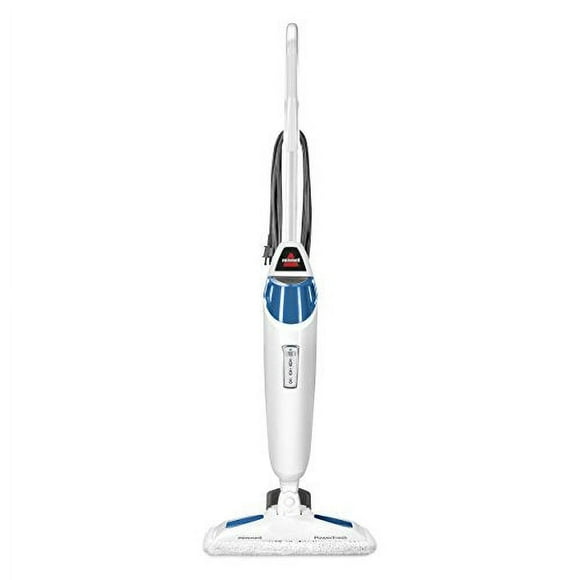 Bissell - Steam Mop and Cleaner - PowerFresh Original - Eliminates 99.9% Of germs & Neutralize odours with Flip-Down Scrubber - White