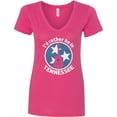thumbnail image 3 of Inktastic I'd Rather Be in Tennessee Women's V-Neck T-Shirt, 3 of 5