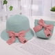 thumbnail image 1 of Sombrero de sol para niños, sombrero de sol para niñas, sombrero de paja de verano, conjunto de bolso pequeño, sombrero de pescador con protector solar de verano para playa de princesa, 1 of 6