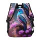 thumbnail image 4 of Disketp Beautiful Flower Blue Bird Mochila Estampada para Hombre y Mujer – Mochila Ligera Clásica con Múltiples Bolsillos para Universidad, Trabajo y Viajes-One Size, 4 of 5