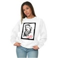 thumbnail image 4 of Tattooed Marilyn Vintage Retro Pinup Unisex Plus Fleece Graphic Sweatshirt Brisco Brands 2X, 4 of 5