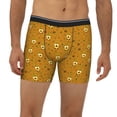 thumbnail image 2 of Xecao Honey Bee Gnomes Print Boxer Briefs for Men's Stretch Moisture-Wicking Underwear, Mid-Rise Classics breathable fabric, 2 of 7