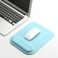 thumbnail image 2 of Qocolhg Ergonomic Wrist Support Upgrade Enlarge Gel Memory Foam Set Keyboard Wrist Pad, Mouse Wrist Cushion Support For Office, Computer, Laptop, Comfortable, 2 of 8
