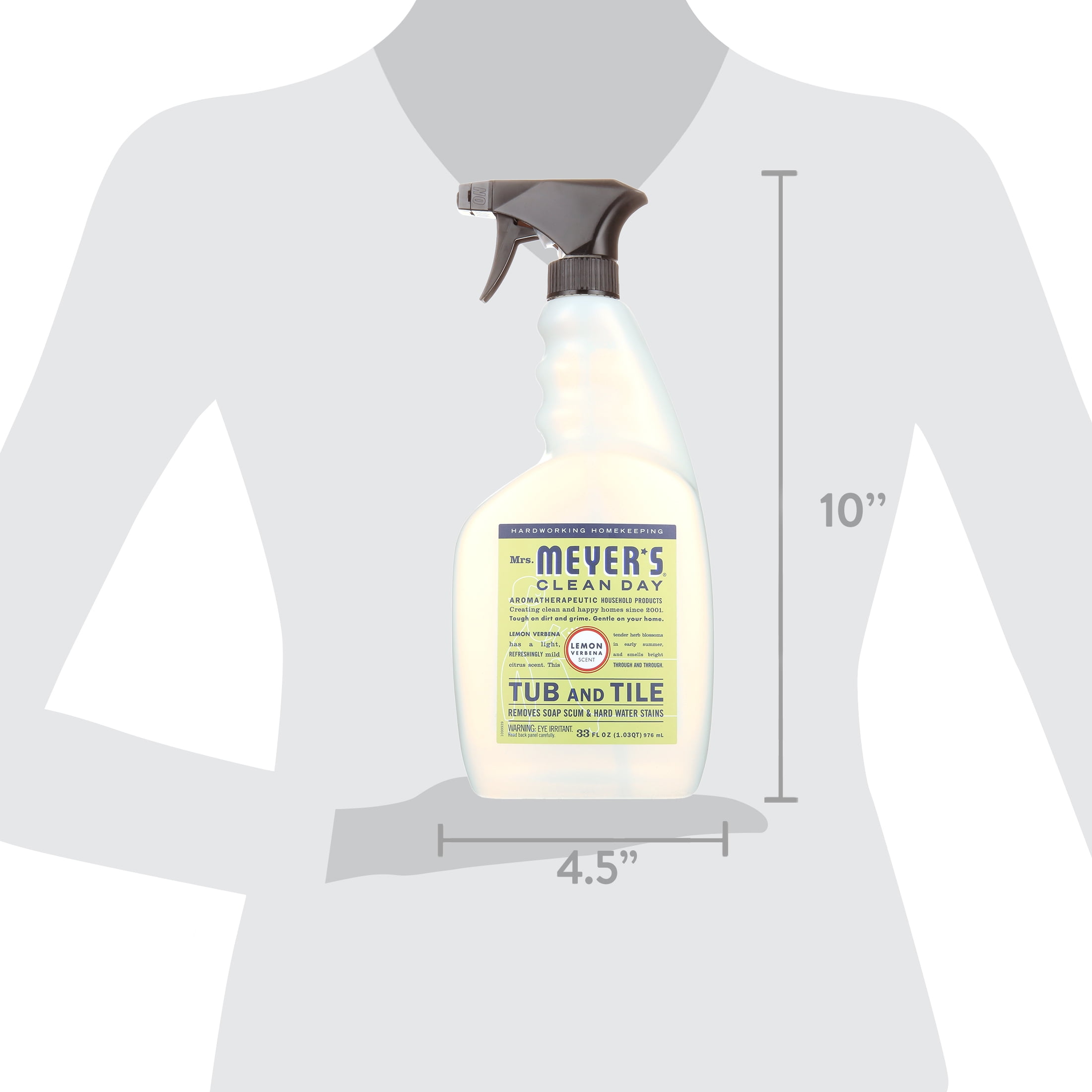 Mrs. Meyer's Clean Day 33 oz Lemon Verbena Bathroom Tub and Tile