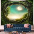 thumbnail image 4 of Tapiz de Bosque CHAO 150x130cm Decoración Artística de Pared, 4 of 5