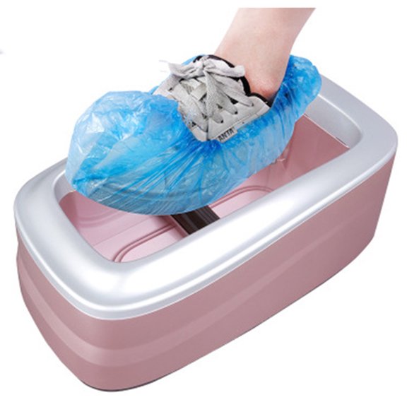 100 Pcs Disposable Automatic Shoe Covers Non- Protective Shoe Covers for Outdoor, , Anti-Skid Shoe Covers