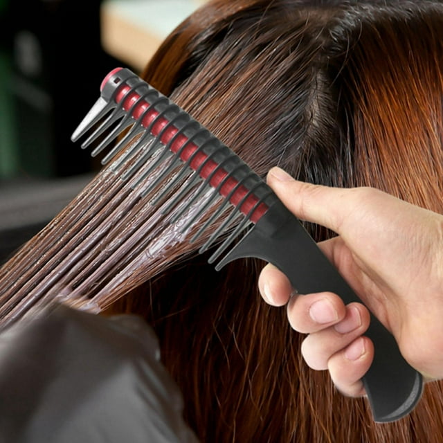 Loewten Peigne à Cheveux Professionnel de Conception Creuse, Peigne à Cheveux, pour un Usage Professionnel à Domicile