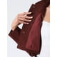 thumbnail image 5 of BLAZER DE TWEED INSPIRADOR CHIC PARA MUJER, CHAQUETA CORTA DE MANGA LARGA EN ROJO VINO, 5 of 5