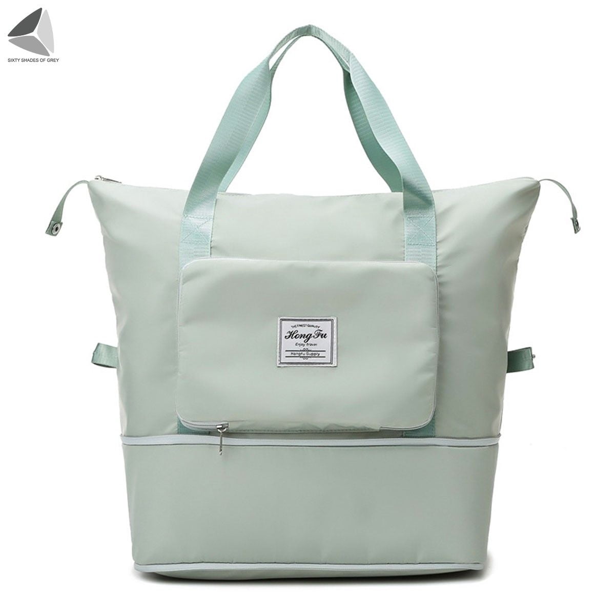 PULLIMORE Large Capacity Folding Travel Bags Waterproof Carry on Luggage Duffel Bag（Green)