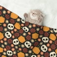 thumbnail image 2 of Pofeuu Skulls Print Puppy Blanket,Dog Blankets,Pet Blanket Cozy Cat Blankets for Indoor Cats, Fuzzy Pet Blanket for Kitten Doggy Dog Blankets-Medium, 2 of 8