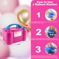 thumbnail image 3 of Balloon Pump, Balloon Pump Electric, Portable Dual Nozzle Electric Blower Air Pump Inflator for Party Decoration, 3 of 9