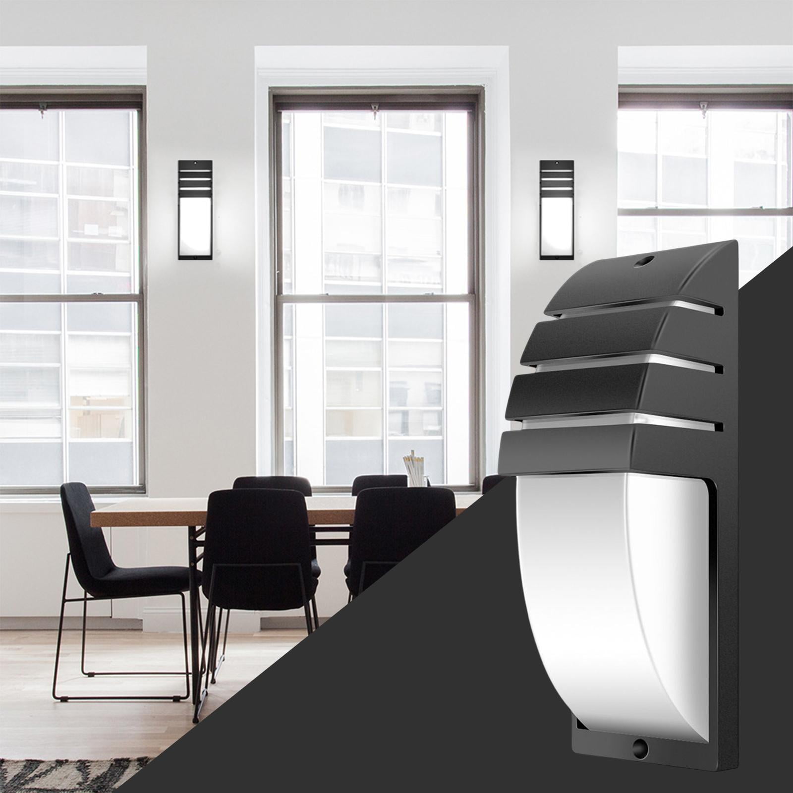 8W LED Wall Light Waterproof Exterior Light Sconce Walkway Garden Courtyard Warm white