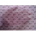 thumbnail image 4 of oneOone Cotton Silk Light Purple Fabric Rabbit Animal Diy Clothing Quilting Fabric Print Fabric By Yard 42 Inch Wide, 4 of 4