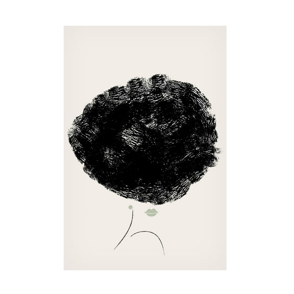 Trademark Fine Art Pictufy Studio II Green Lips Canvas Wall Art