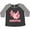 Baseball Smoke and Heather, variant on Inktastic Axolittle- cute baby axolotl Women's Plus Size T-Shirt