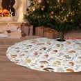 thumbnail image 6 of Yiaed Mushrooms And Butterflies Print Christmas Tree Skirt , Tree SkirtsTree Mat for Christmas Winter Holiday Indoor Decorations-36", 6 of 7