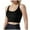 Black, variant on Women's Sports Bra Without Underwire Padded Bustier Strapless Seamless Push Up Yoga Fitness Green M