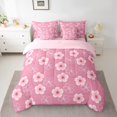thumbnail image 2 of Manfei Cute Flower Daisy 7-Piece Twin Bedding Sets,Kawaii Cherry Blossom Bedding Comforter Set,Country Floral Sheet Sets For Girls,Breathable Home Decor Reversible, 2 of 8