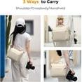 thumbnail image 6 of K&F Concept Camera Sling Bag Small Crossbody Camera Case DSLR/SLR/Cute Compact Shoulder Photography Bags for Photographers-Beige, 6 of 8