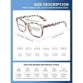 thumbnail image 2 of Gafas de lectura CCVOO con bloqueo de luz azul para mujeres y hombres, 2 of 6