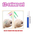 thumbnail image 5 of 12 Pcs Mini Markers Colored Pen,Portable Short Colored Markers,3.35 Inch Multi-Color Watercolor Pen,Small Marker Pen,Painting Watercolor Pens,Mini Marker Sets For Diy Projects Writing,12 Colors, 5 of 8