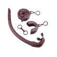 thumbnail image 1 of Yuarrent Tubo de esnórquel plegable profesional Unisex, tubo de buceo enrollable, manguera de respiración húmeda, equipo para exteriores, Deportes acuáticos Café, 1 of 6