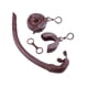 thumbnail image 1 of Toystoory Tubo de esnórquel plegable profesional con caja de almacenamiento, manguera de respiración para buceo, equipo para deportes Deportes acuáticos Café, 1 of 6