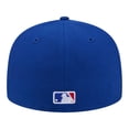thumbnail image 4 of Men's New Era  Royal Chicago Cubs Hidden Hit 59FIFTY Fitted Hat, 4 of 5