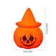 thumbnail image 3 of Farol de calabaza de Halloween | Luz nocturna LED luminosa | Decoración de caras demoníacas de horror | Atmosferas Espeluznantes | Plástico naranja esmerilado | Mesa portátil | 9,7x7,4x7cm | 1 Pack, 3 of 6