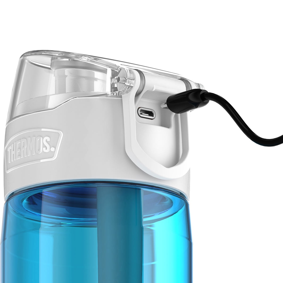 thermos bottle with smart lid