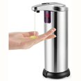 thumbnail image 2 of Dispensador automático de jabón, dispensador de jabón para baño sin contacto, con sensor de infrarrojos inteligente, dispensador de jabón líquido ajustable e impermeable, cocina, inodoro, 2 of 5