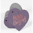 thumbnail image 3 of Inkdotpot 100 Pack Merry Christmas Favor Paper Tag Craft Real Rose Gold Foil Hang Tag, 3 of 8