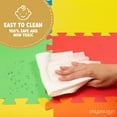 thumbnail image 5 of Non-Toxic Extra-Thick 36 Piece Children Play & Exercise Mat - Comfortable Cushiony Foam Floor Puzzle Mat, 6 Vibrant Colors for Kids & Toddlers, 5 of 6