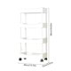 thumbnail image 3 of Soporte para plantas con ruedas | Carrito de almacenamiento móvil | Estantería de 3 o 4 niveles para uso interior y exterior, 3 of 6
