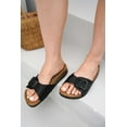 thumbnail image 6 of Project Cloud 100% Genuine Leather w/ Memory Foam Big Buckle Sandals for Women (Ibiza), 6 of 8