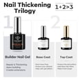 thumbnail image 2 of Kit de gel para uñas Modelones Builder Nail Gel, 3 unidades con capa base superior, 2 of 7