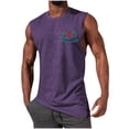 thumbnail image 2 of Ynynloco Mens Tank Tops Beach Summer Quick Dry Sleeveless Shirts Graphic Vacation Tanks Muscle Gym Tank Top, 2 of 5