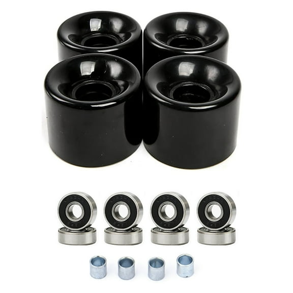 7829 Cruising Wheel with Bearings and Spacers, Longboards Wheels PU Wheel Replacement