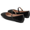 thumbnail image 5 of CHICVOMEY Flats for Women Mary Jane Flats Square Toe Comfort Ballet Flats with Memory Foam Insole Dressy Flats Shoes Wide Feet Friendly, 5 of 7