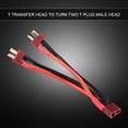 thumbnail image 3 of Cable de enchufe en T, enchufe en T Lipo RC Cable conector de batería Lipo RC Cable conector de paquete de batería con enchufe en T Valor excepcional, 3 of 8